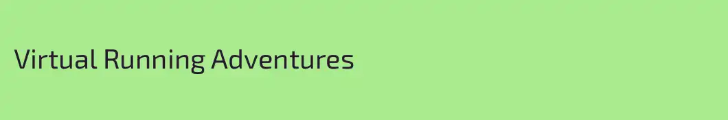 Virtual Running Adventures